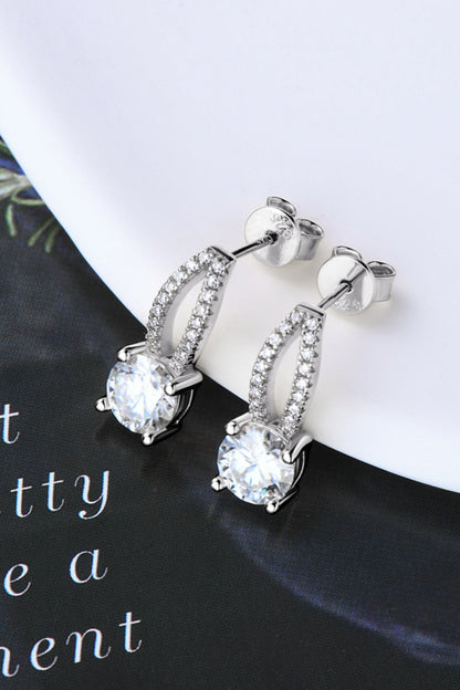 1 Carat Moissanite | Luxury Earrings