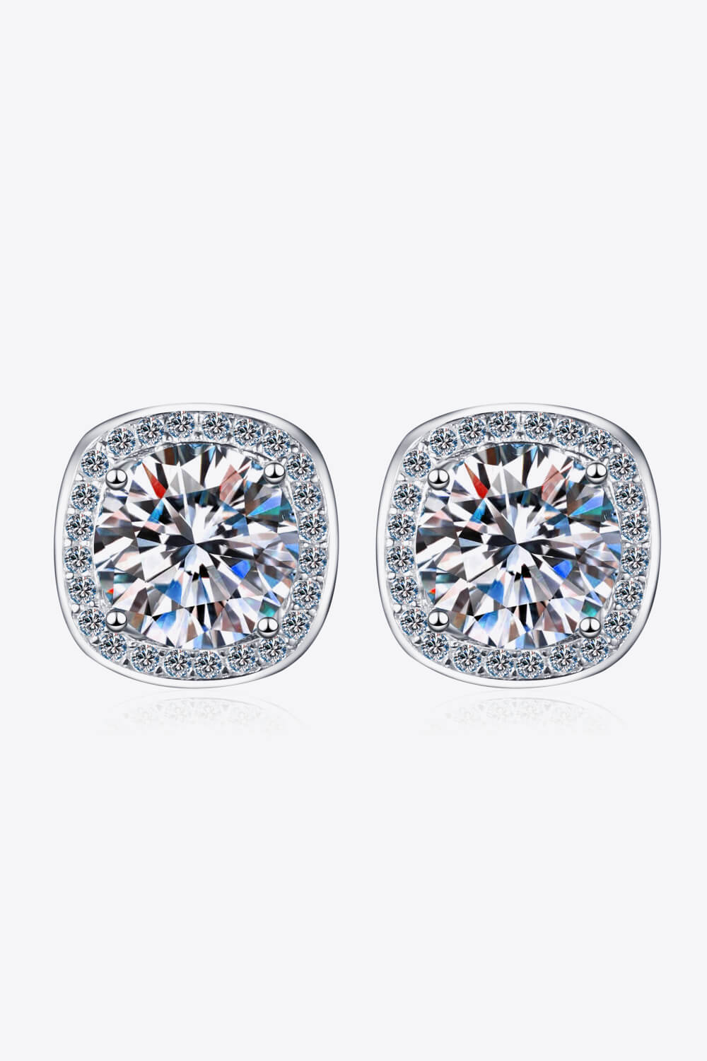 Let Me Love You 1 Carat Moissanite Stud Earrings