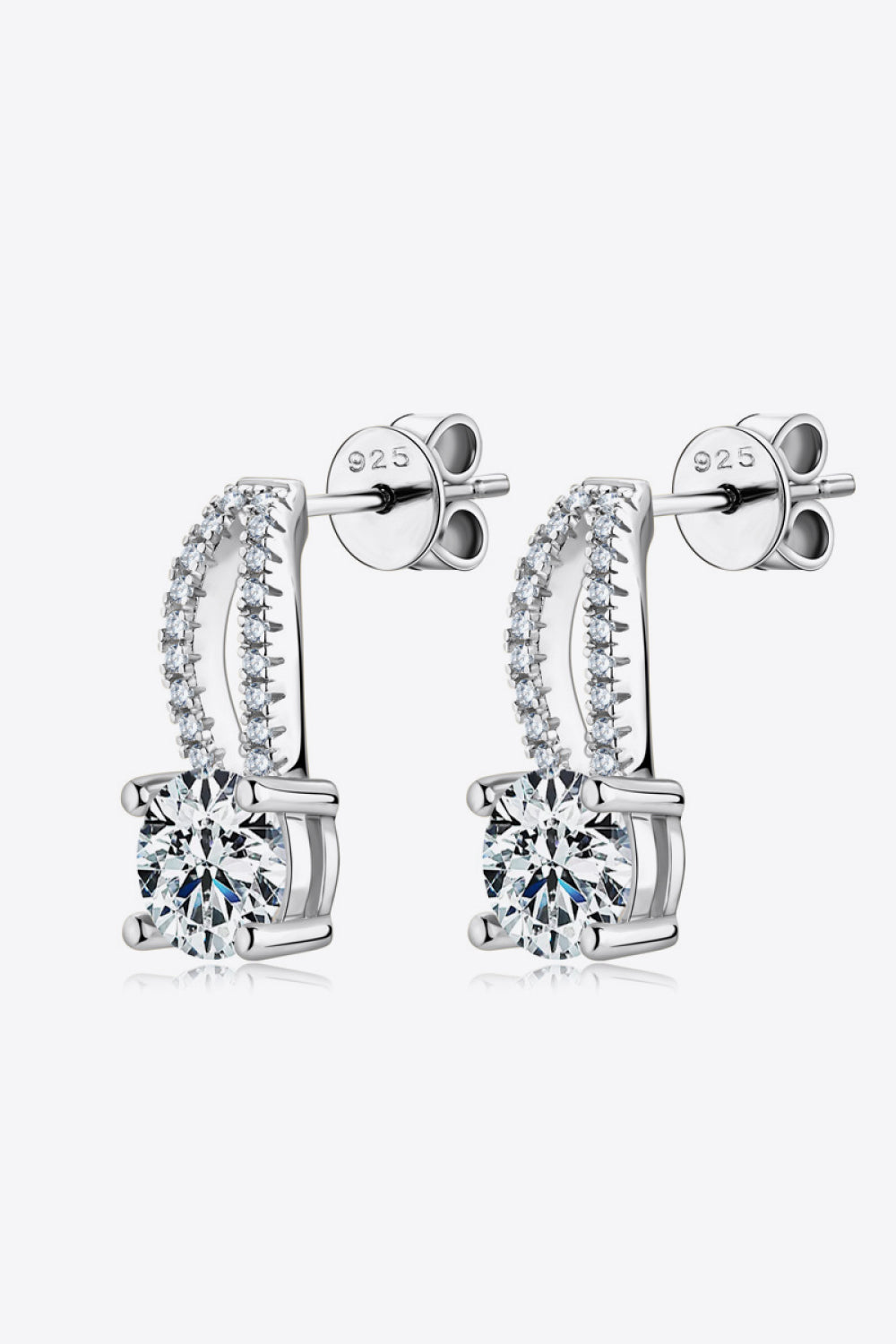 1 Carat Moissanite | Luxury Earrings