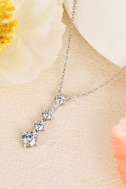 Adored Keep You There Multi-Moissanite Pendant Necklace